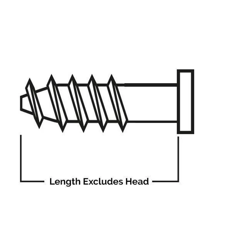 Ski Binding Screw 5.5 x 28mm Pack of 10 Screws-2